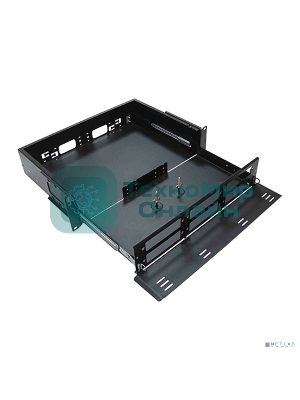 Кросс оптический Cabeus ODF-19-6FP-48FC/ST/SC-S-BK-T стоечный выдвижной, 19, до 48 портов, черный