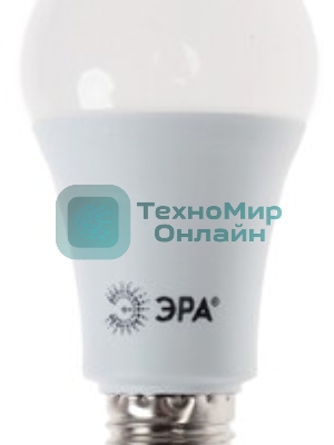 Лампа светодиодная ЭРА A60-15W-840-E27 R (диод груша 15Вт нейт E27) (10/100/1500)