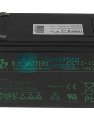 Батарея для ИБП B.B. Battery BC 12-12 (12V 12Ah)