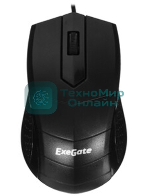 Мышь проводная ExeGate Professional Standard SH-9031 черный, 1000 dpi, USB, кнопки - 3