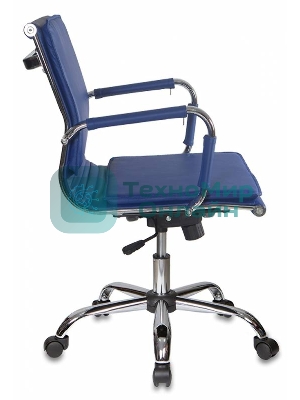 Кресло Бюрократ CH-993-Low/blue синий, экокожа