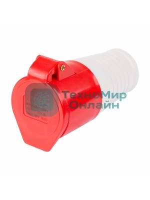 Розетка Rexant 224 переносная 3Р+РЕ 32А 380 В IP44