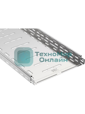 Лоток листовой перфорированный 400х50 L3000 сталь 1мм IEK CLP10-050-400-3