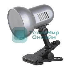 Светильник настольный, Camelion H-035 С03 серебро (метал., 220В, 60Вт)