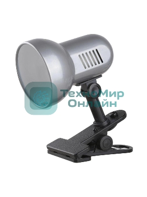 Светильник настольный, Camelion H-035 С03 серебро (метал., 220В, 60Вт)