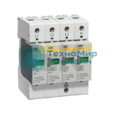 Ограничитель перенапряжения ОПС1-C 4P IEK MOP20-4-C