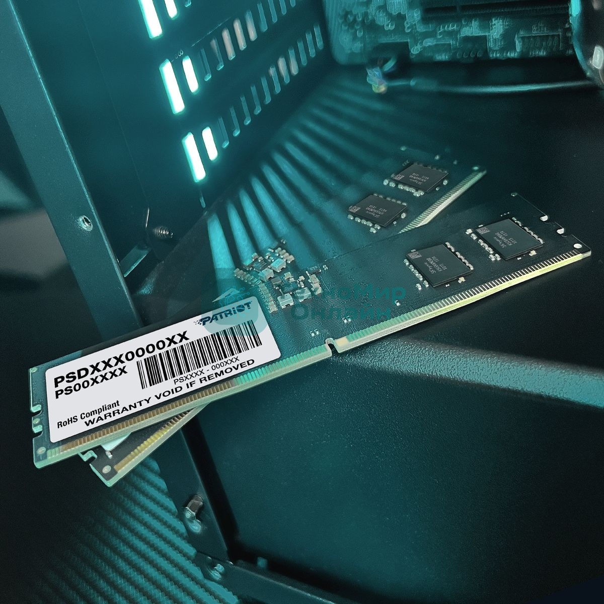 Оперативная память Patriot Signature, DDR5, 32GB (2x16 GB), 4800 MHz, CL40, DIMM
