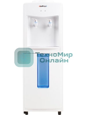 Кулер для воды Hotfrost V118R, верхняя загрузка, без нагрева, без охлаждения, белый