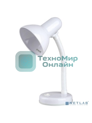 Camelion KD-301 С01 белый (Светильник настольный,230V 60W)
