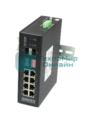 Коммутатор Osnovo SW-80802/I(Port 90W, 300W) управляемый