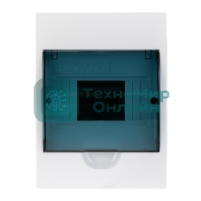 Бокс пластиковый Rexant ЩРН-П-6 IP41 белый