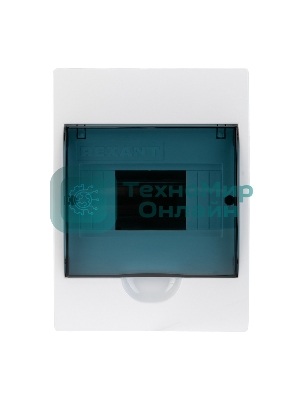 Бокс пластиковый Rexant ЩРН-П-6 IP41 белый