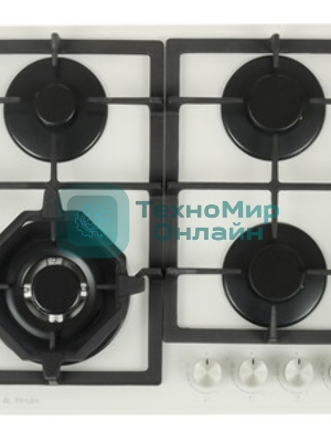 Газовая варочная панель Zigmund & Shtain M 26.6 W независимая, белый