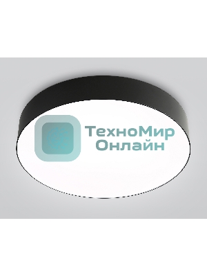 Потолочный светодиодный светильник Ambrella light FZ1365 BK черный IP20 60W 3000-6500K 490*80 (ПДУ ИК)