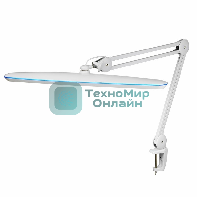 Лампа настольная бестеневая Rexant, струбцина, 