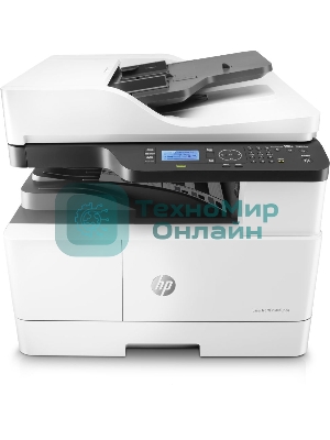 МФУ лазерное HP LaserJet MFP M443nda (8AF72A), A3, ч/б, печ. до 25 стр/мин. (А4) до 13 стр/мин. (А3), скан. до 21 стр/мин., 1200 x 1200 dpi (печать) 600x600dpi (скан.), USB, RJ-45