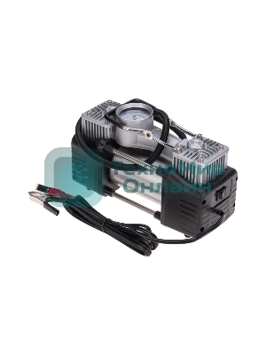 Компрессор поршневой автомобильный Rexant усиленный двухпоршневой (60л/мин, 10 АТМ)