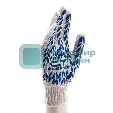 Перчатки трикотажные Сибртех ПВХ-покрытие 