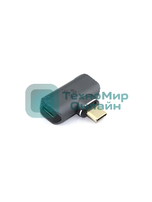 Переходник USB 4 Type-C мама-папа угловой с магнитным разъемом тип 1