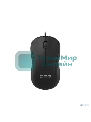 Мышь проводная CBR CM 108 черный, 1000 dpi, USB, кнопки - 3