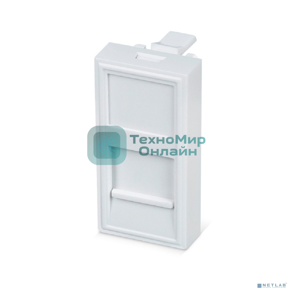 Вставка Rexant Mosaic 22,5x45, на 1 порт со шторкой