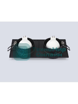 Светильник Ambrella light TN30712/2 BK черный GU5.3/2 182*92*36
