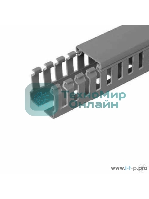 Кабель-канал перфорированный 60х40 L2000 ИМПАКТ серия М (7х11) IEK CKM50-060-040-1-K03