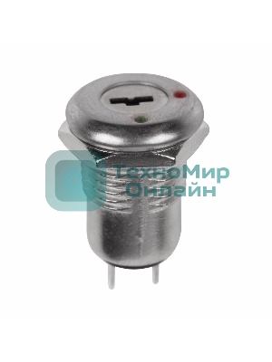 Выключатель ключ Rexant Ø12 250V 0.5А (2с) ON-OFF