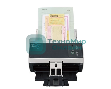 Сканер Fujitsu scanner fi-8150 уровня рабочей группы, 50 стр/мин, 100 изобр/мин, А4, двустороннее устройство АПД, USB 3.2, светодиодная подсветка.