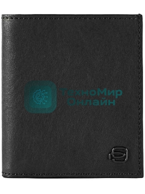 Картхолдер Piquadro Black Square PP1518B3R/N, натуральная кожа, черный