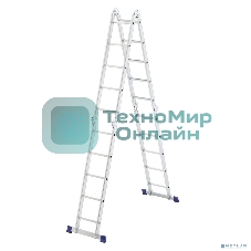 Лестница шарнирная алюминиевая Сибртех 4х5