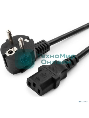 Кабель питания Filum CEE 7/7- С13, 3х0.75мм, 220В, 10A, черный, 3м [FL-PC10-EU-C13-3M] (873343)