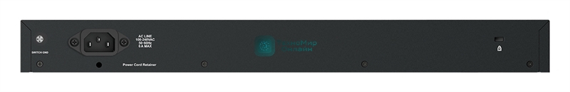 Коммутатор неуправляемый D-Link DGS-1026MP/B2A с 24 портами 10/100/1000Base-T, 2 комбо-портами 100/1000Base-T/SFP (24 порта PoE 802.3af/at, PoE-бюджет 370 Вт)