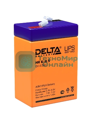 Батарея для ИБП Delta HR 6-4.5 (6V, 4.5Ah)