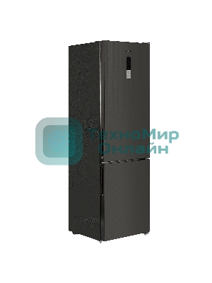 Холодильник Maunfeld MFF200NFSB10 Inverter черный двухкамерный 257/94л морозилка снизу, No Frost