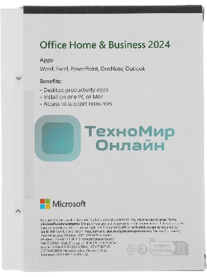 Офисное приложение Microsoft Office Home and Business 2024 English Medialess (EP2-06638)