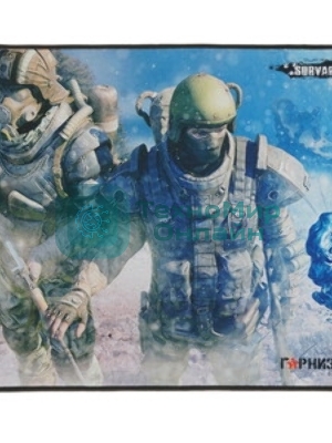 Коврик для мыши Гарнизон GMP-200, игровой, дизайн- игра Survarium, ткань/резина, размеры 437 x 350 x 3 мм