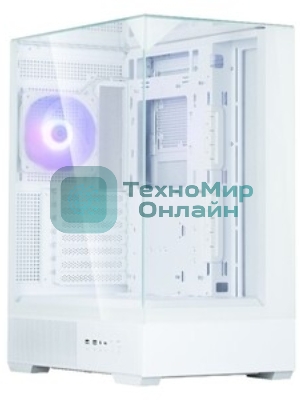 Компьютерный корпус ZALMAN P40 Prism, ATX, белый, WINDOW, 2x3.5