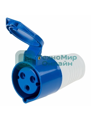 Розетка Rexant 223 переносная 2Р+РЕ 32А 220В IP44