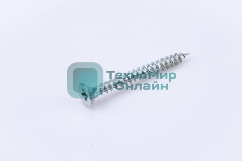 Саморез универсальный 3.5х30 бел. цинк (уп. 200 шт) коробка СТРОЙМЕТИЗ UTORM2150453