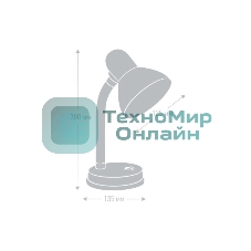 Camelion KD-301 С01 белый (Светильник настольный,230V 60W)