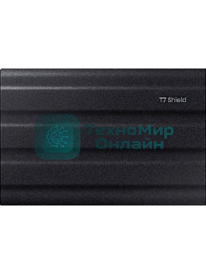Внешний SSD Samsung T7 Shield, 1TB, USB 3.2 Gen 2 Type-C, R/W 1050/1000, черный