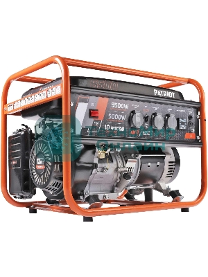 Электрогенератор бензиновый Patriot GRS 6500, 5.5 кВт, 75 дБ, 70 кг