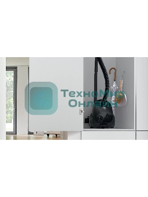 Пылесос Bosch BGBS2LB1 черный, 600 Вт, уборка сухая, пылесборник мешок 3.5 л