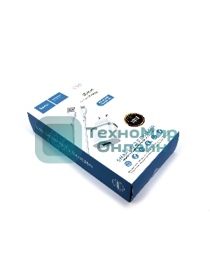 Блок питания (сетевой адаптер) HOCO С12Q Smart QC3.0, кабель Micro USB, USB, 5V, 3.0A, белый
