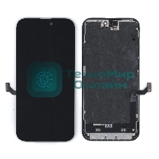 Дисплей (модуль) для Apple iPhone 15 Plus в сборе с тачскрином, черный (OR)