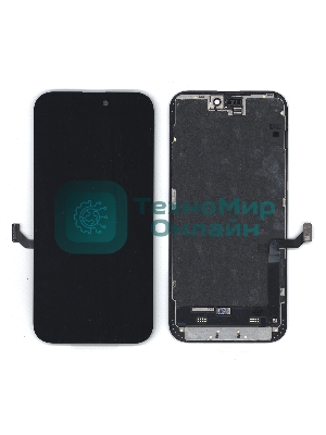 Дисплей (модуль) для Apple iPhone 15 Plus в сборе с тачскрином, черный (OR)