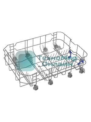 Посудомоечная машина Maunfeld MWF45220W, белый, 44.8 см, 10 компл., 49 дБ, класс A++