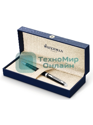 Ручка шариковая Waterman Hemisphere (CWS0920570) Mars Black CT M, синие чернила, подарочная коробка