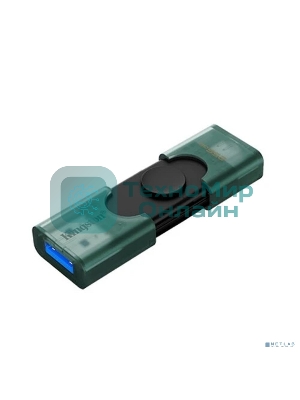 Флешка USB Kingston DataTraveler Duo (DTDEG2/256Gb), 256Gb, USB3.2/Type-C, R/W 150/60, зеленая